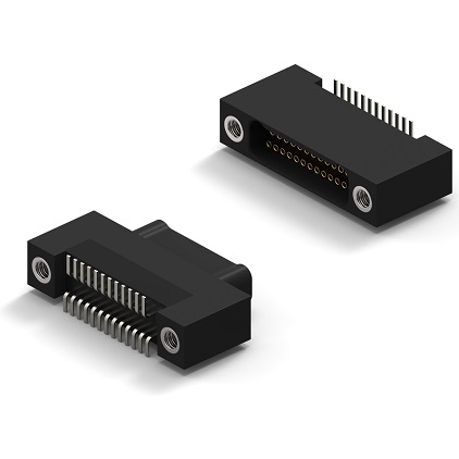 PCB Vertical Dual Row  Surface Mount Plastic Shell (Style 26)